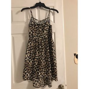 Cheetah print dress